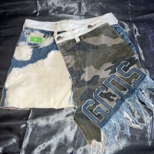 GCDS asymmetrical skirt